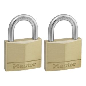 Brass Padlock – Keyed – 40mm – 2 Pack – Pack of 2 – MA205342