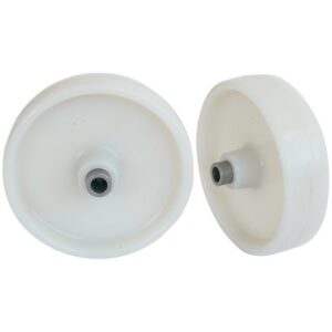 Castor Replacement Wheel with Bush – Nylon – White – 75mm ? – Pack of 2 – N75 – MOQ 200