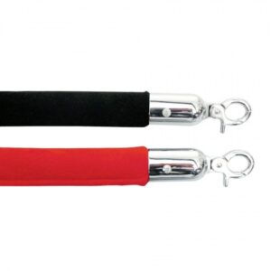 Queue Barrier Rope For Stainless Steel Pole – Black – HOSQ009BL