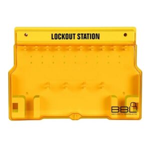 Lockout Station – Holds 20 Locks – 55.8 x 6.5 x 39.3 cm