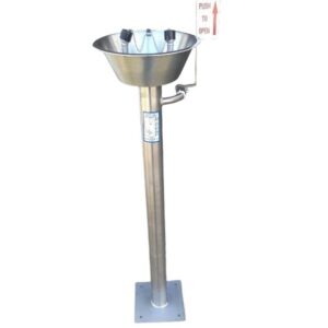 Eyewash Safety Station – Hand Operated – Stand Alone – 30 x 30 x 110 cm