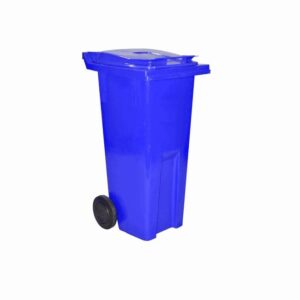 120L Wheelie Bin – 2 Wheel – Plastic – Black