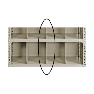 Bolted Shelving Steel Shelf Divider – Uni-Angle – Painted – 22.8 x 30.5 cm