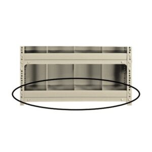 Bolted Shelving Steel Bin Front – Kick Plate – Uni-Angle – 914 x 100mm – Painted