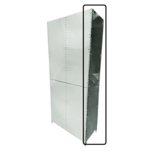 Bolted Shelving Steel Side Panel – Uni-Angle – Galvanised – 99.0 x 61.0 cm