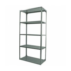 Bolted Shelving Steel Bay 5 Shelves – Uni-Angle – Five Shelf Kit – Galvanised – 274.3 x 91.4 x 91.4 cm