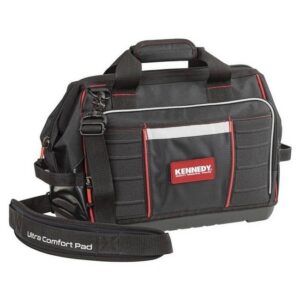 Kennedy Tool Tote Bag – Soft Fabric -Black – Shoulder Strap – 41 x 23 x 30 cm