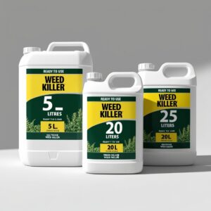 Vinegar and salt weed killer ready to use