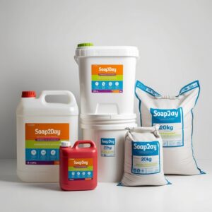 Bulk dishwasher detergent for hard water
