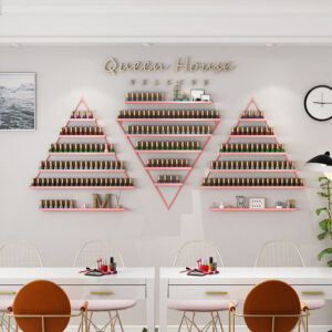 Glam Shelf Polish Display – 3pc set – Pink