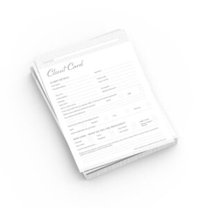 Client cards – 20 pack
