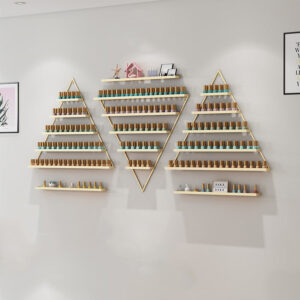 Glam Shelf Polish Display – 3pc set – Gold