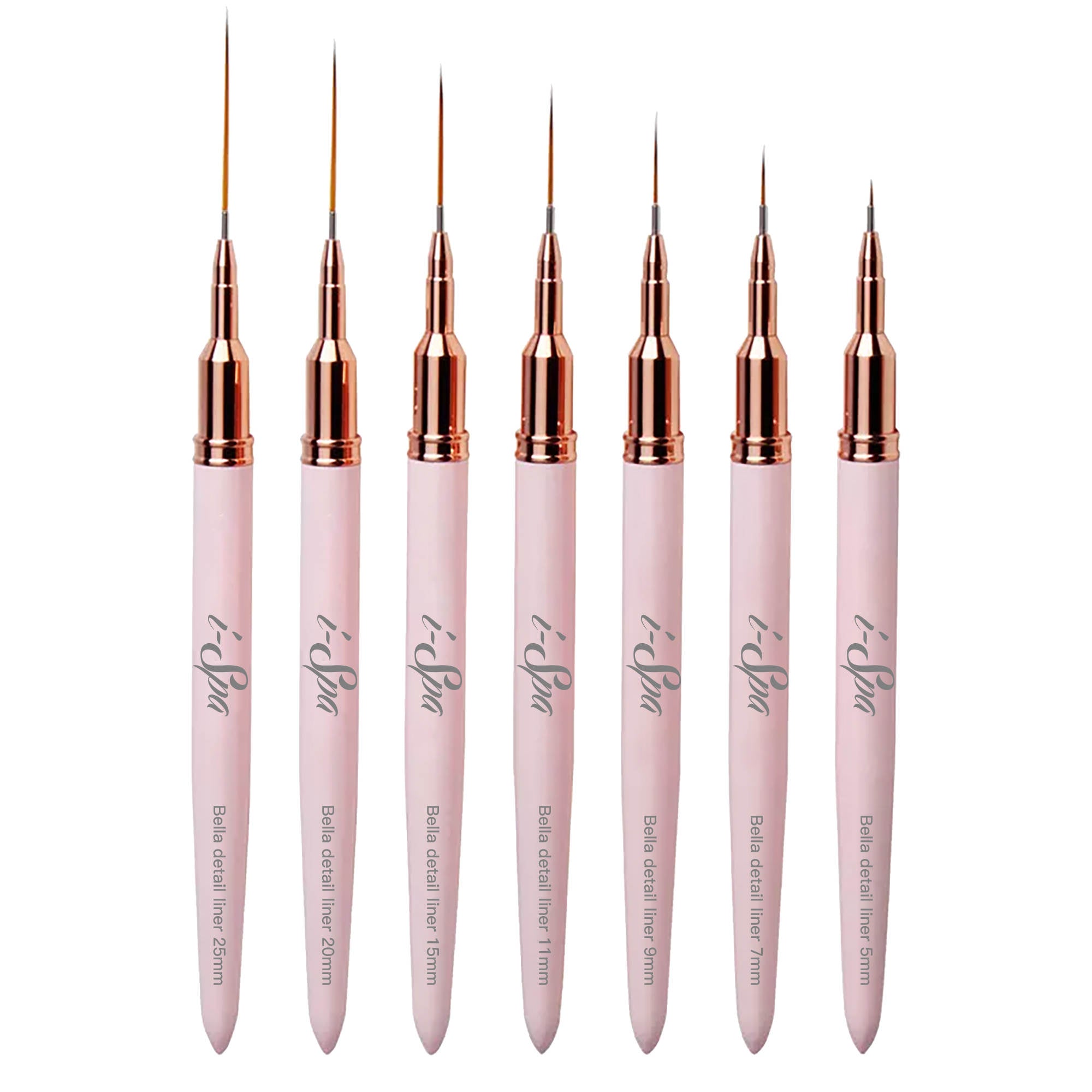 Bella Detail Liner Brushes - Various size options