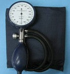 BP Meter Aneroid Palm ABS Gauge – Blue