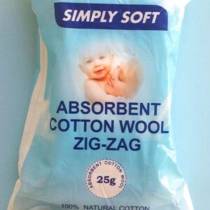 Simply Soft Cottonwool ZigZag – 25g