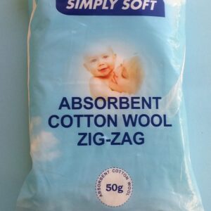Simply Soft Cottonwool ZigZag – 50g