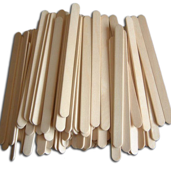 Wooden lip spatulas - ice cream sticks 50's - Image 2