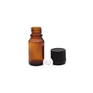 Amber dropper with white cap | 10ml