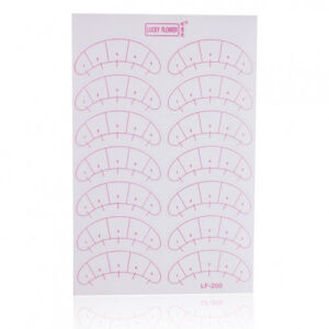 Eyelash under eye mapping stickers