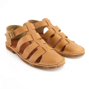 Bata Safari Mens Sandal Open Toe Tan Size 6