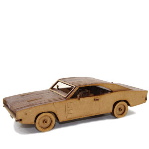 Wow We – 3D Wooden Model | Vehicles | Dodge Charger 1968