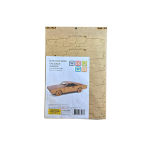 Wow We – 3D Wooden Model | Vehicles | Dodge Charger 1968