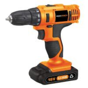 Rockworth 18V Cordless Drill / Driver Set – 2.0Ah