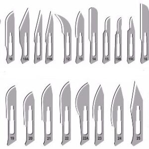 Disposable Sterile Scalpel Blade & Handle (10/Box)